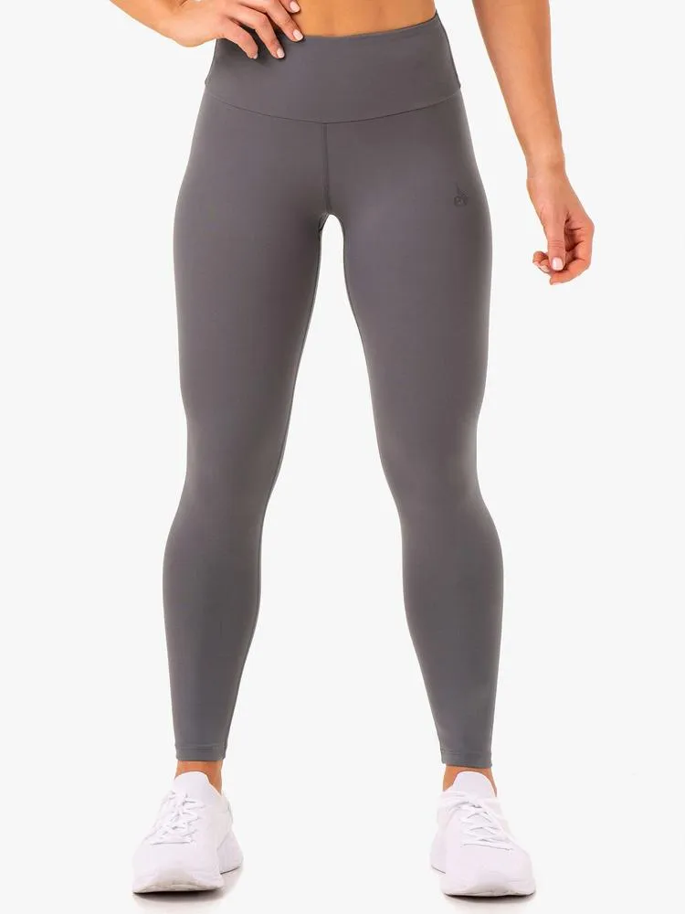 ADAPT HIGH WAISTED SCRUNCH LEGGINGS GREY