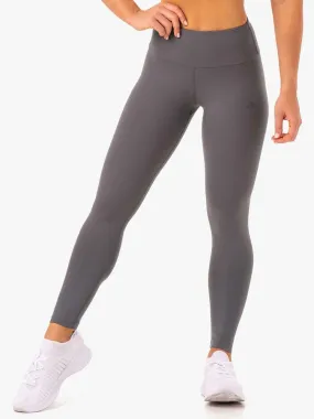 ADAPT HIGH WAISTED SCRUNCH LEGGINGS GREY