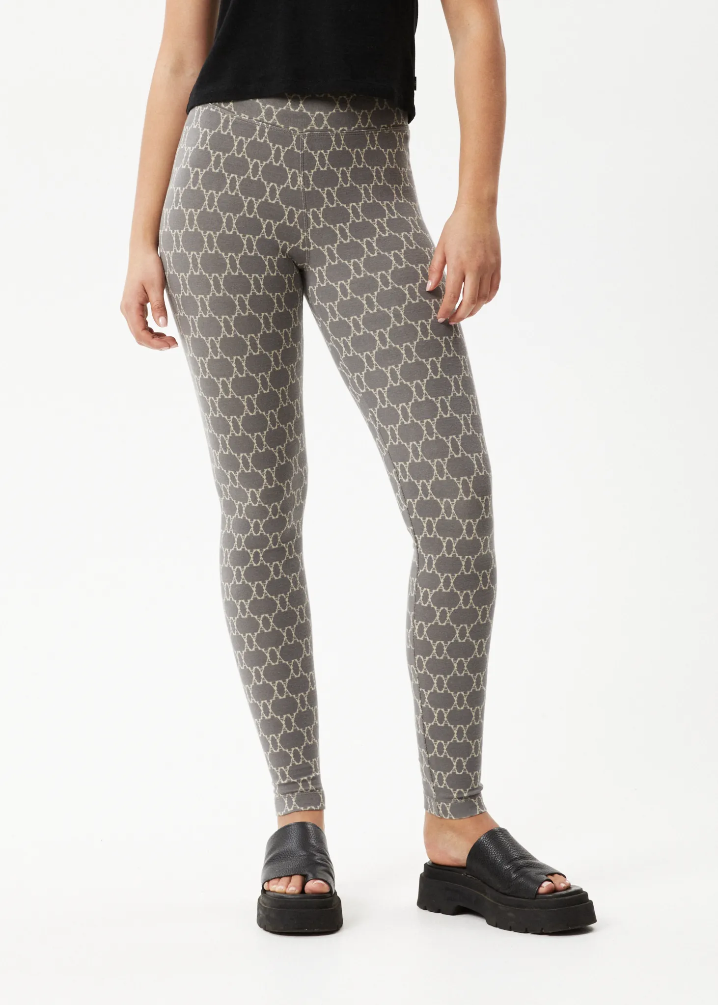 AFENDS Womens Lois - Leggings - Steel