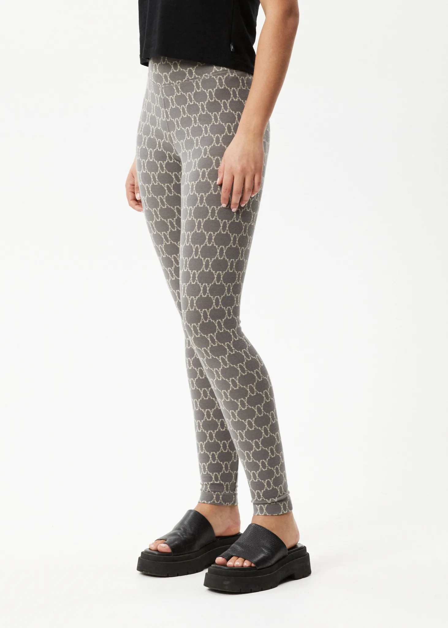 AFENDS Womens Lois - Leggings - Steel