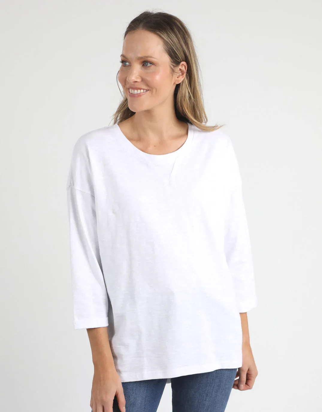 Annie Lightweight Top - White