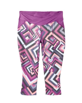 Cooper Capri Leggings | Purple / Light Blue