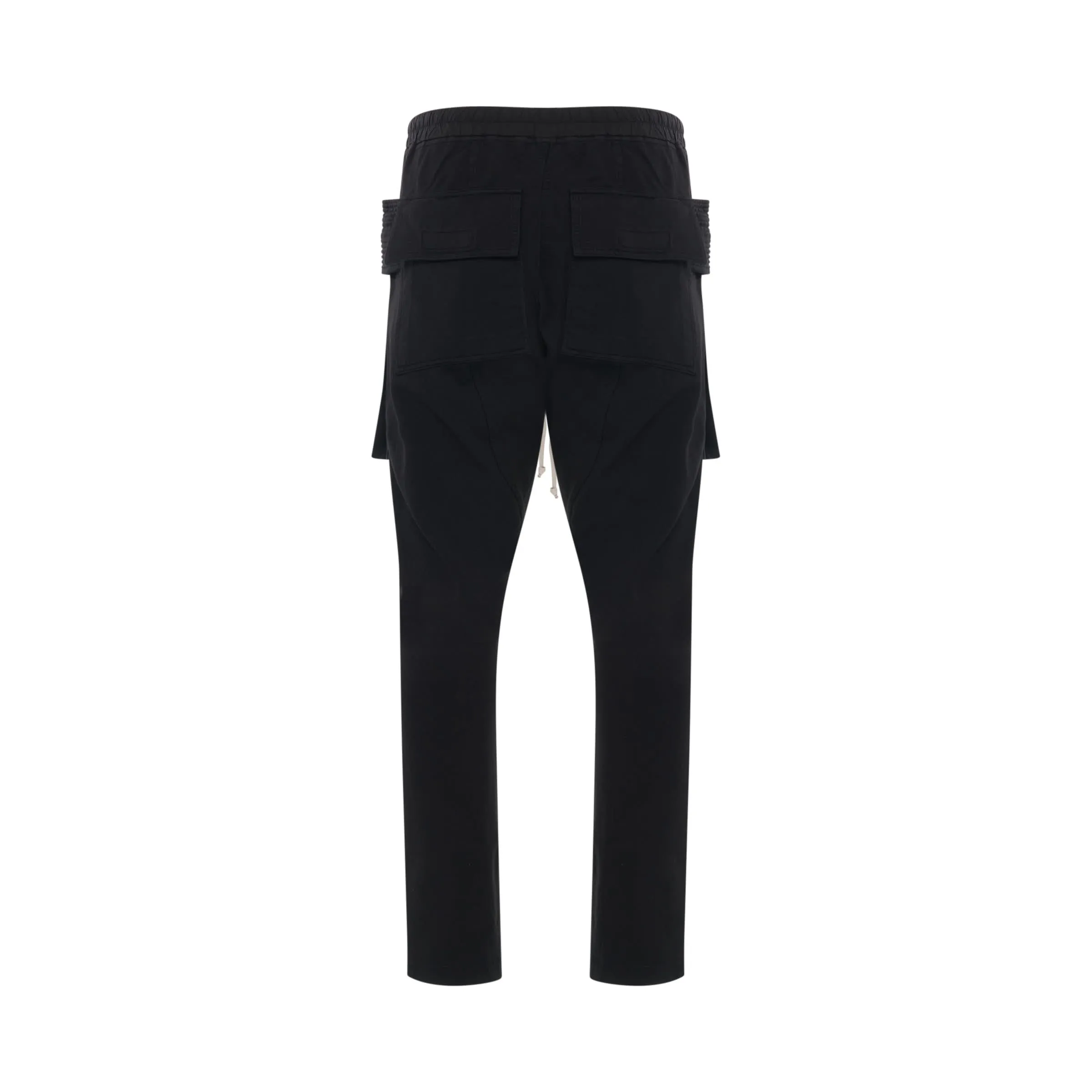 Creatch Cargo Drawstring Pants in Black