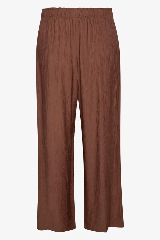 Crinkle Pants Brown