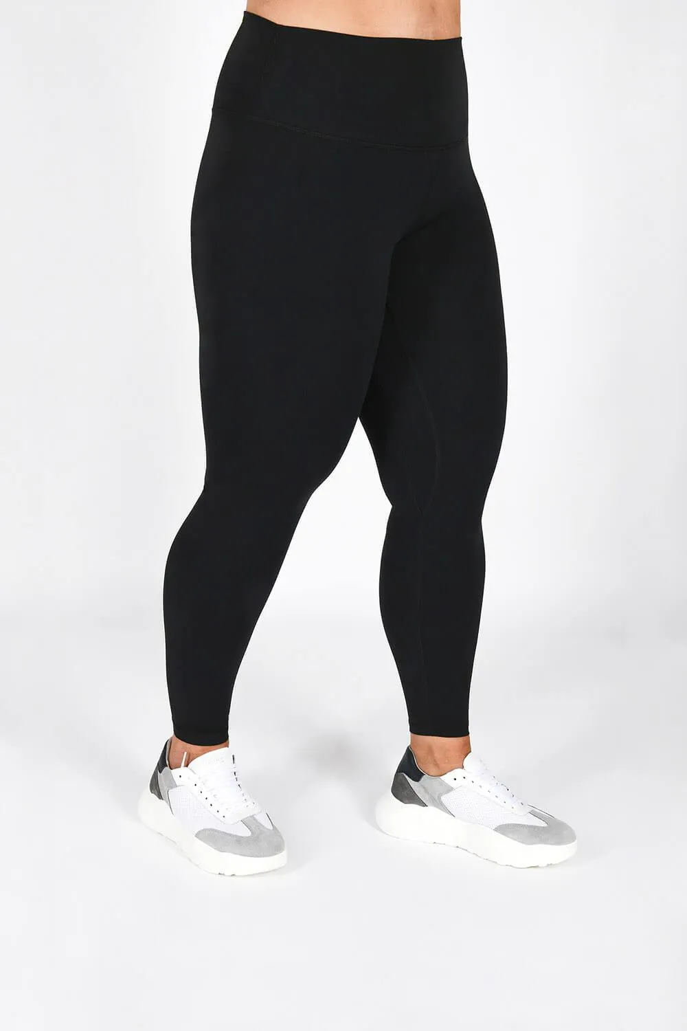 Curve Revitalise High Waisted Leggings - Midnight Black