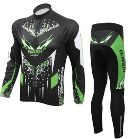 Cycling Clothing Set Sportswear Bicycle Bike Outdoor Long Sleeve Jersey   Pants Breathable Men