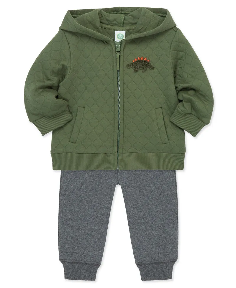 Dino 2pc Hoodie Set- TOD