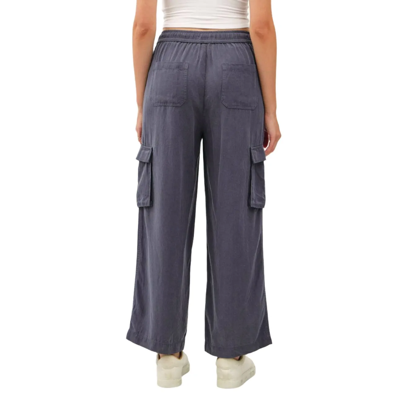 Dk Slate Blue Cargo Pant