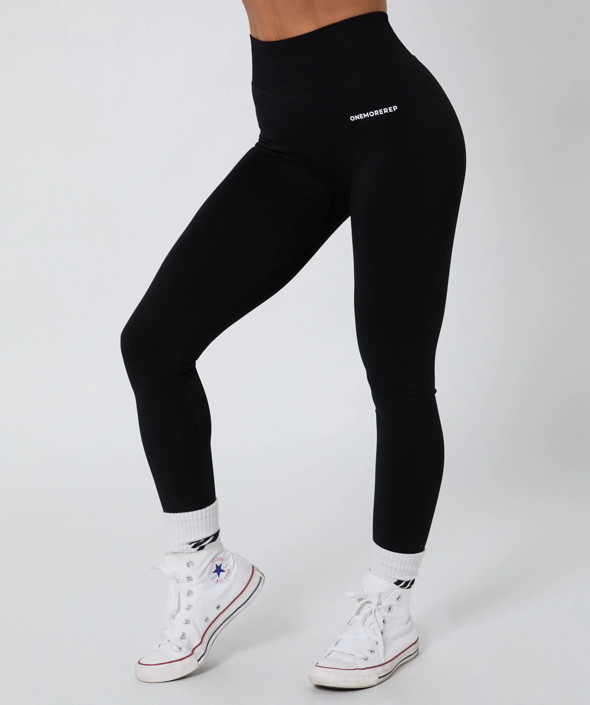 Luscious Seamless Full Length Leggings Black