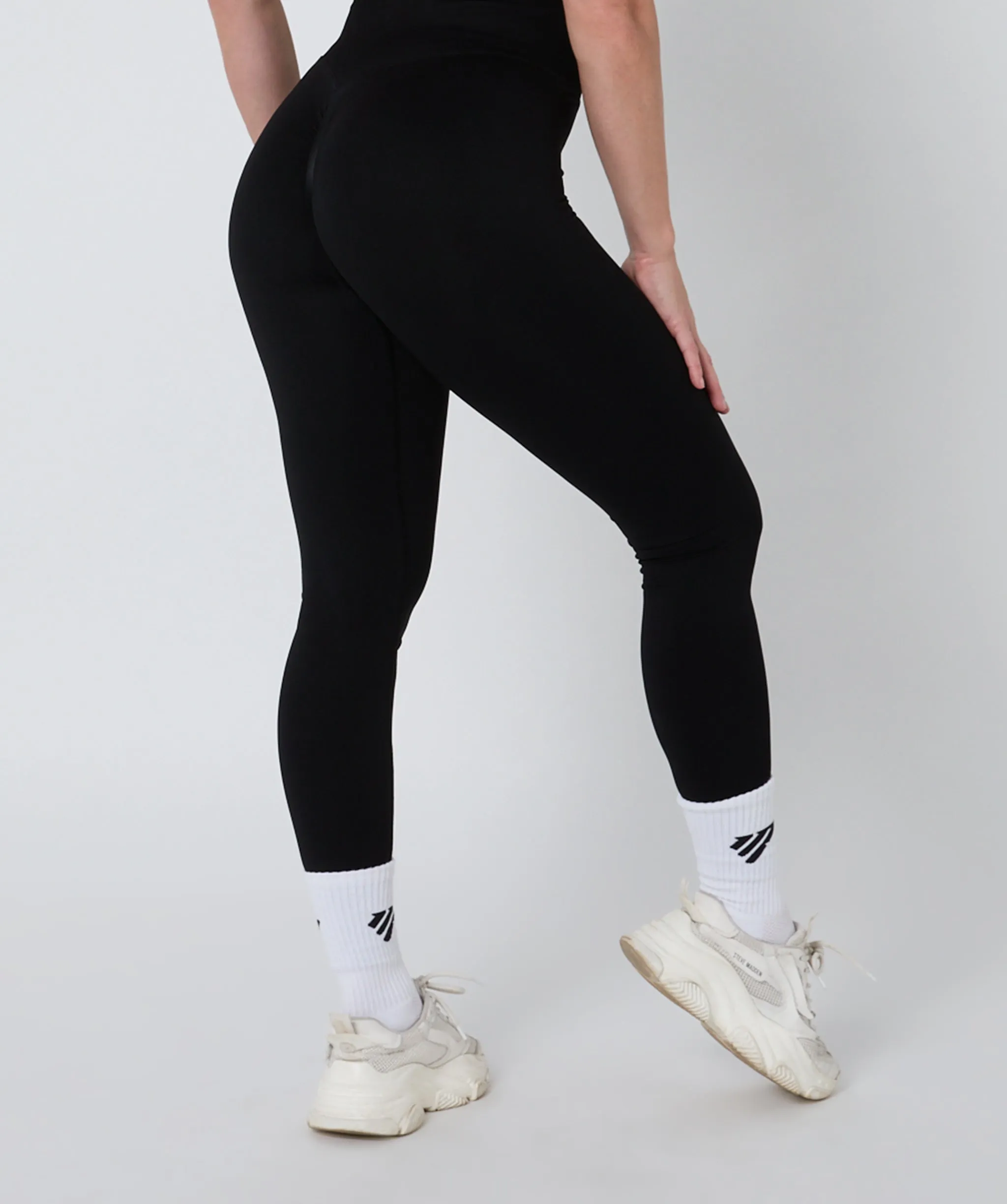 Luscious Seamless Full Length Leggings Black