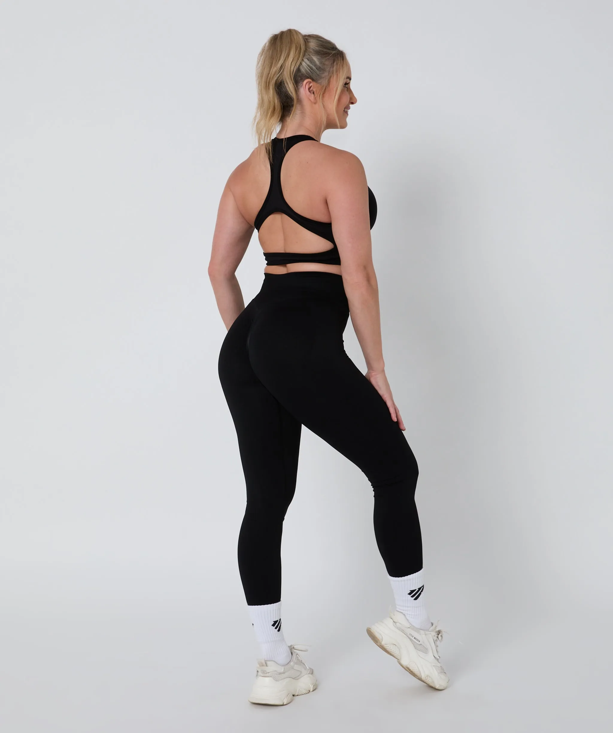 Luscious Seamless Full Length Leggings Black