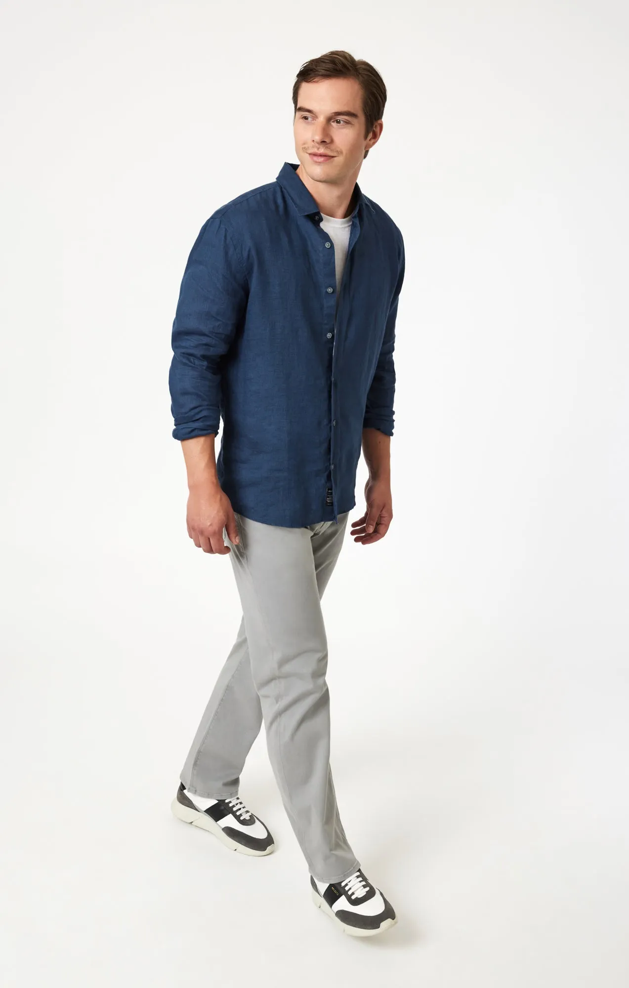 MATT RELAXED STRAIGHT LEG IN STORMY CASUAL TWILL