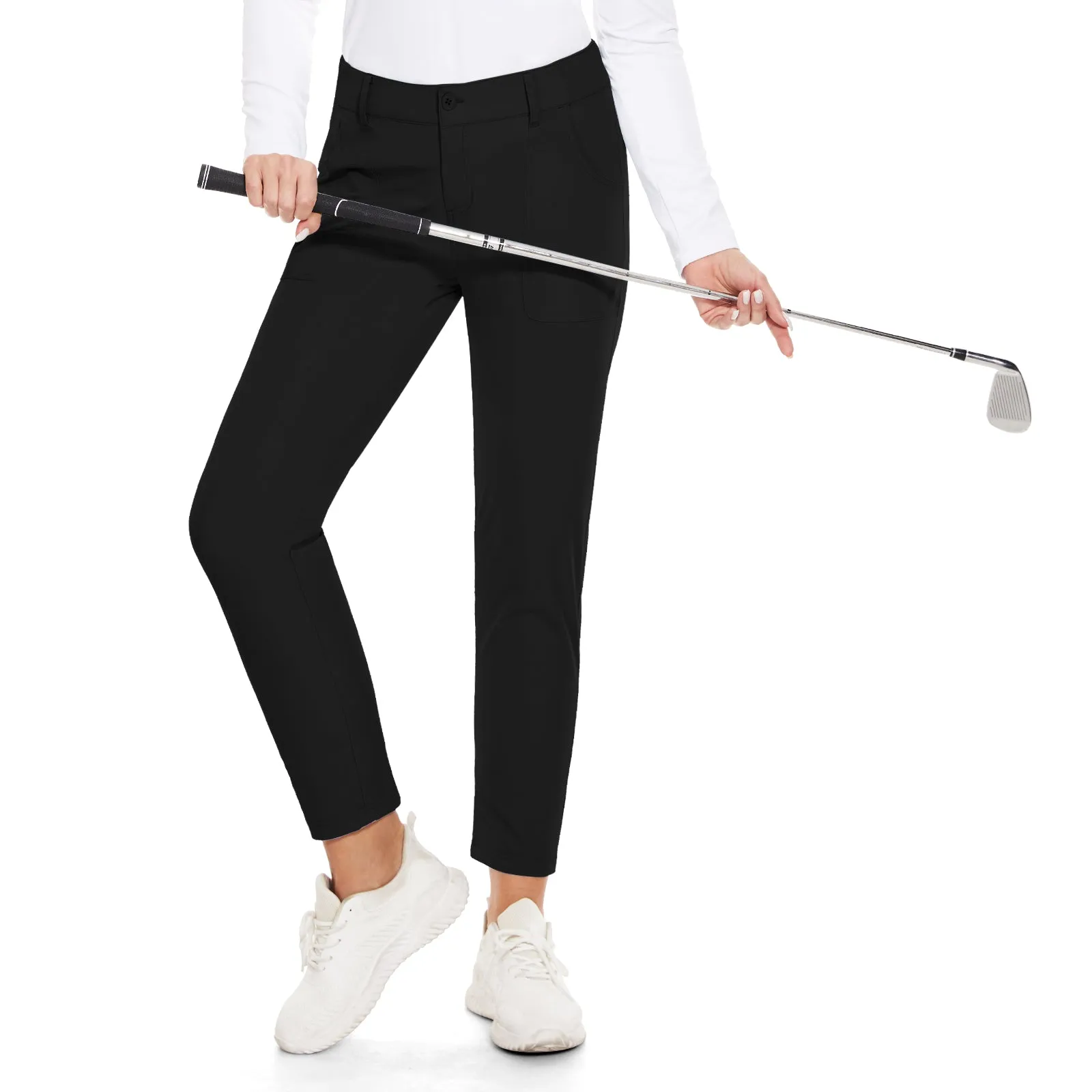 MOTEEPI Women's Lightweight Stretchy Work Hiking  Golf Pants