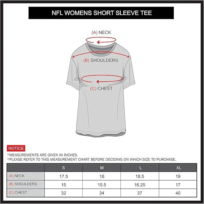 NFL Official Women's Distressed Graphics Super Soft Crew Neck T-Shirt|Miami Dolphins