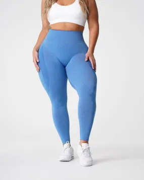 Ocean Blue Contour Seamless Leggings