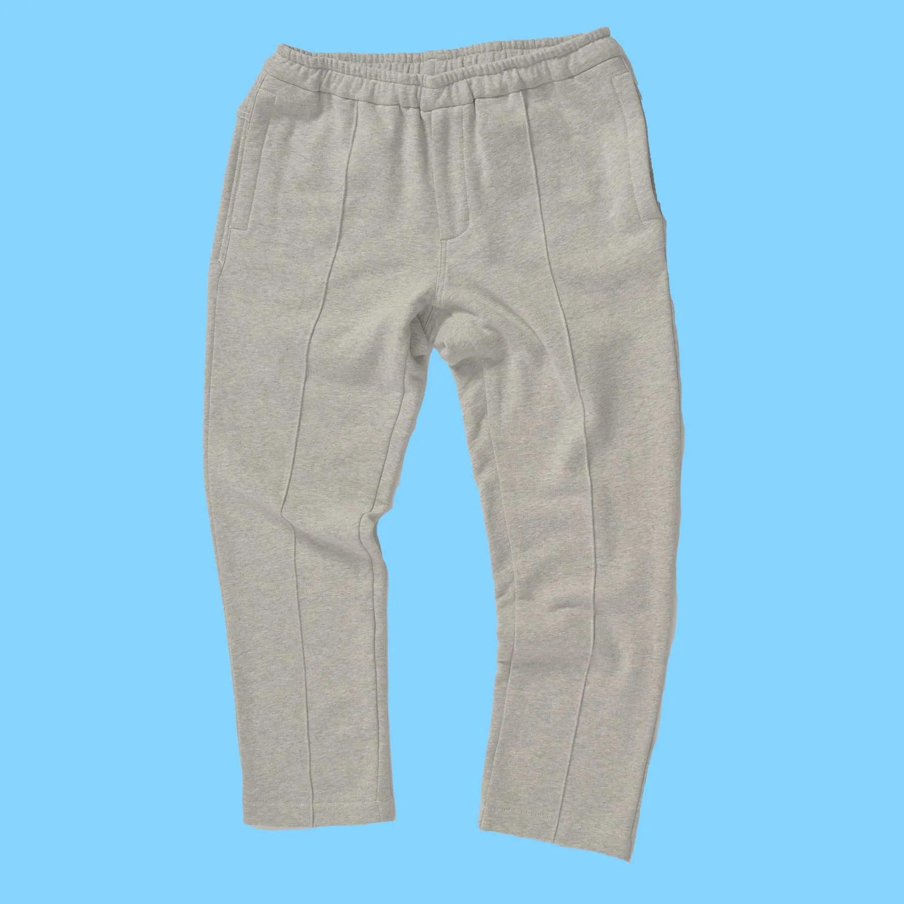 REDMOND 100% Organic Cotton Fleece Flex Waist Jogger Pants (Plastic-Free, Metal Zippers, Coconut Buttons)