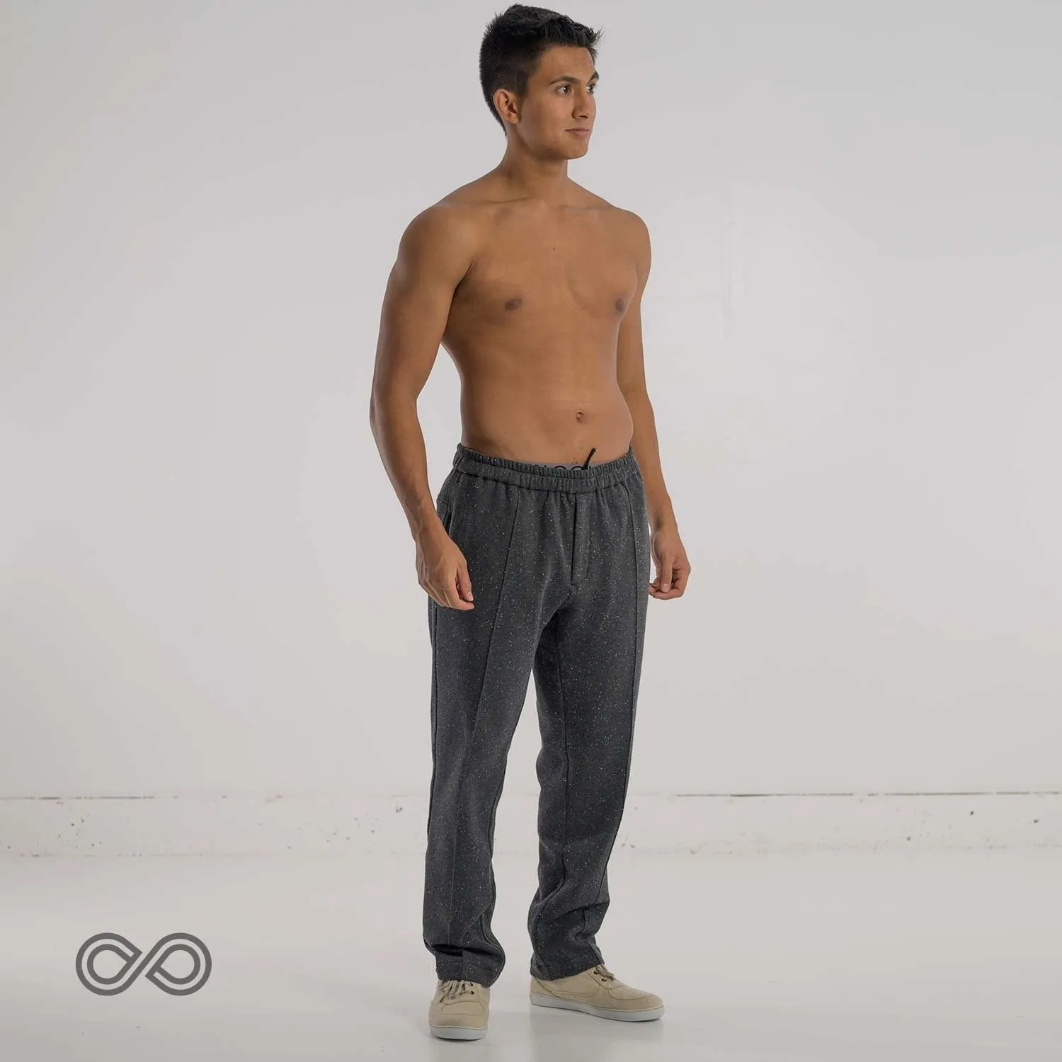 REDMOND 100% Organic Cotton Fleece Flex Waist Jogger Pants (Plastic-Free, Metal Zippers, Coconut Buttons)