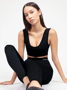 Scoop Neck Sport Bra & Compression Legging