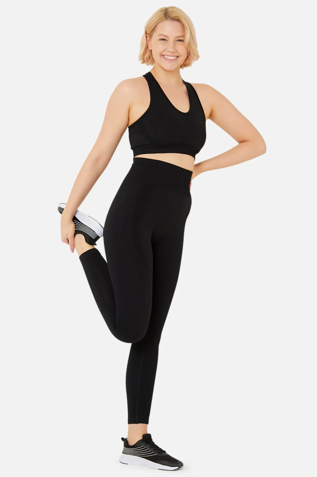 Seamless Compression Leggings V2 in Black