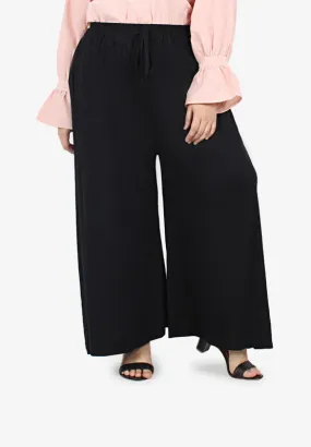 Shana OUTSTANDINGLY SOFT Palazzo Pants - Black