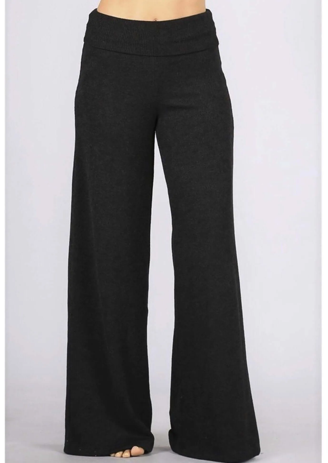 Sleek Hacci Mélange Sweater Knit Pants Made in USA CLEARANCE FINAL SALE