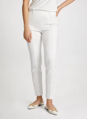 Slim Pull-On Ankle Pants