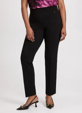 Sofia Pull-On Slim-Leg Pants - Regular