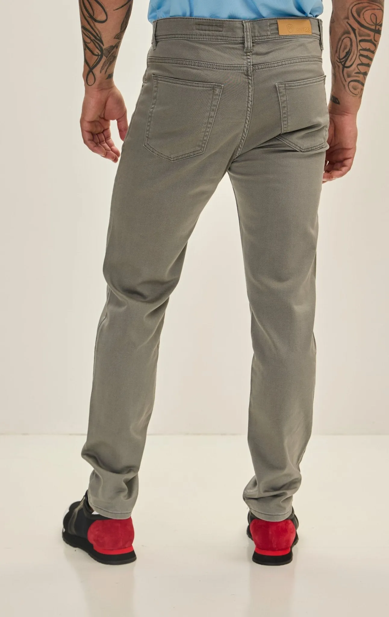 Super Soft 5-pocket Style Pants - Grey