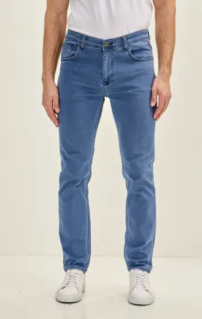 Super Soft 5-pocket Style Pants - Indigo