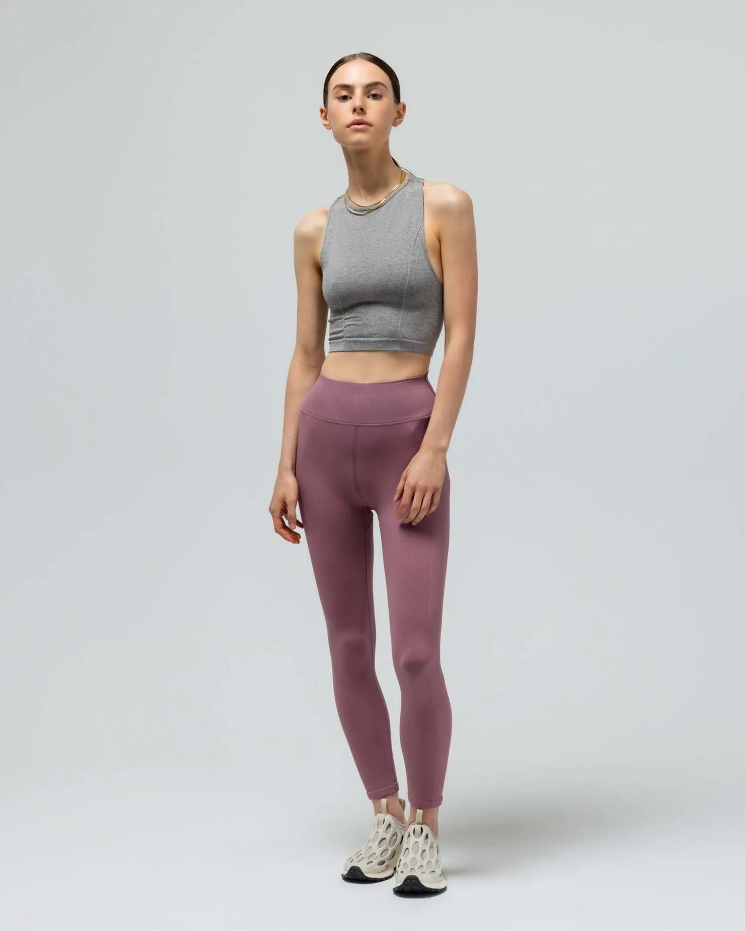 THE COMPRESSION LEGGING W/FUSED WAIST BAND