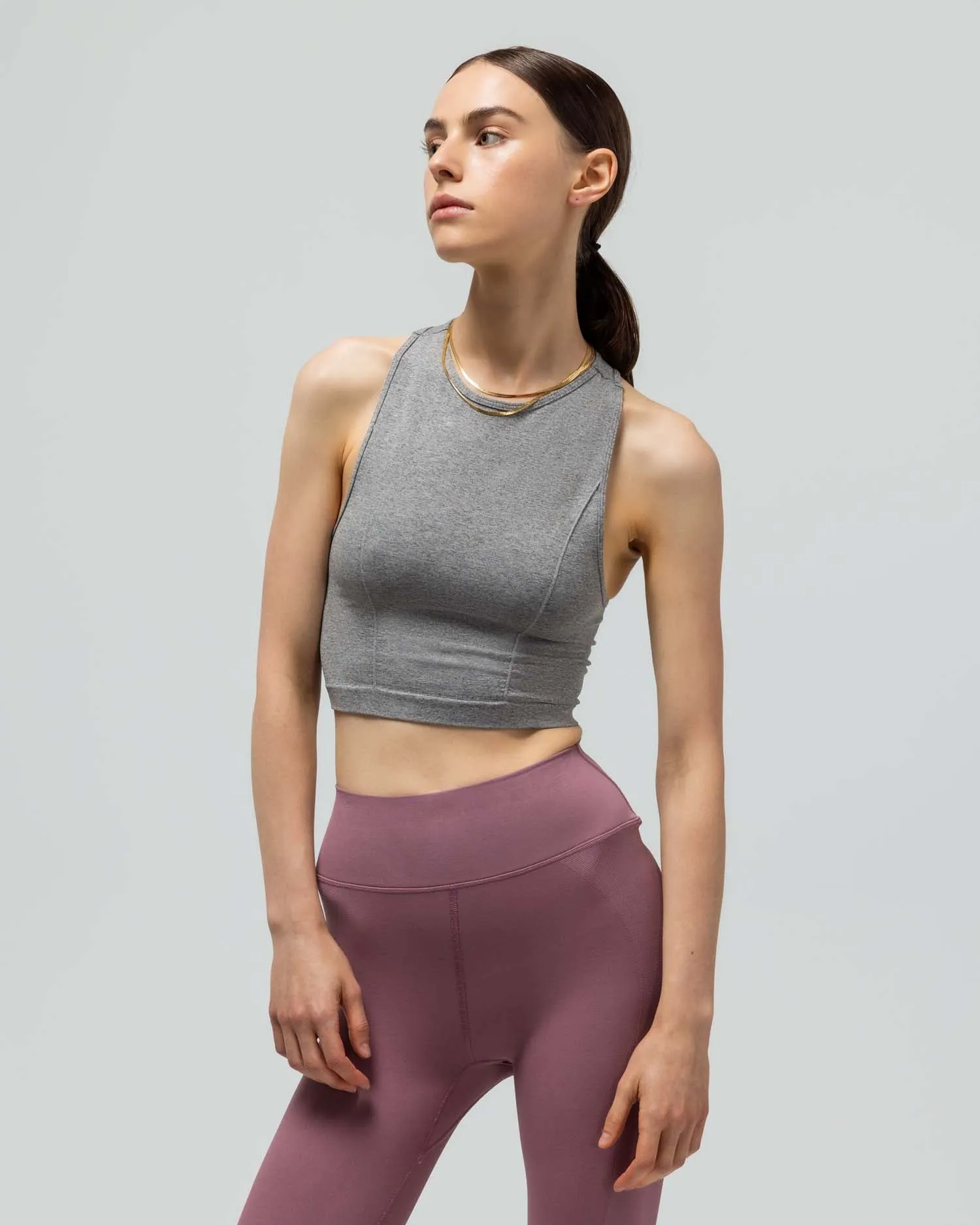 THE COMPRESSION LEGGING W/FUSED WAIST BAND