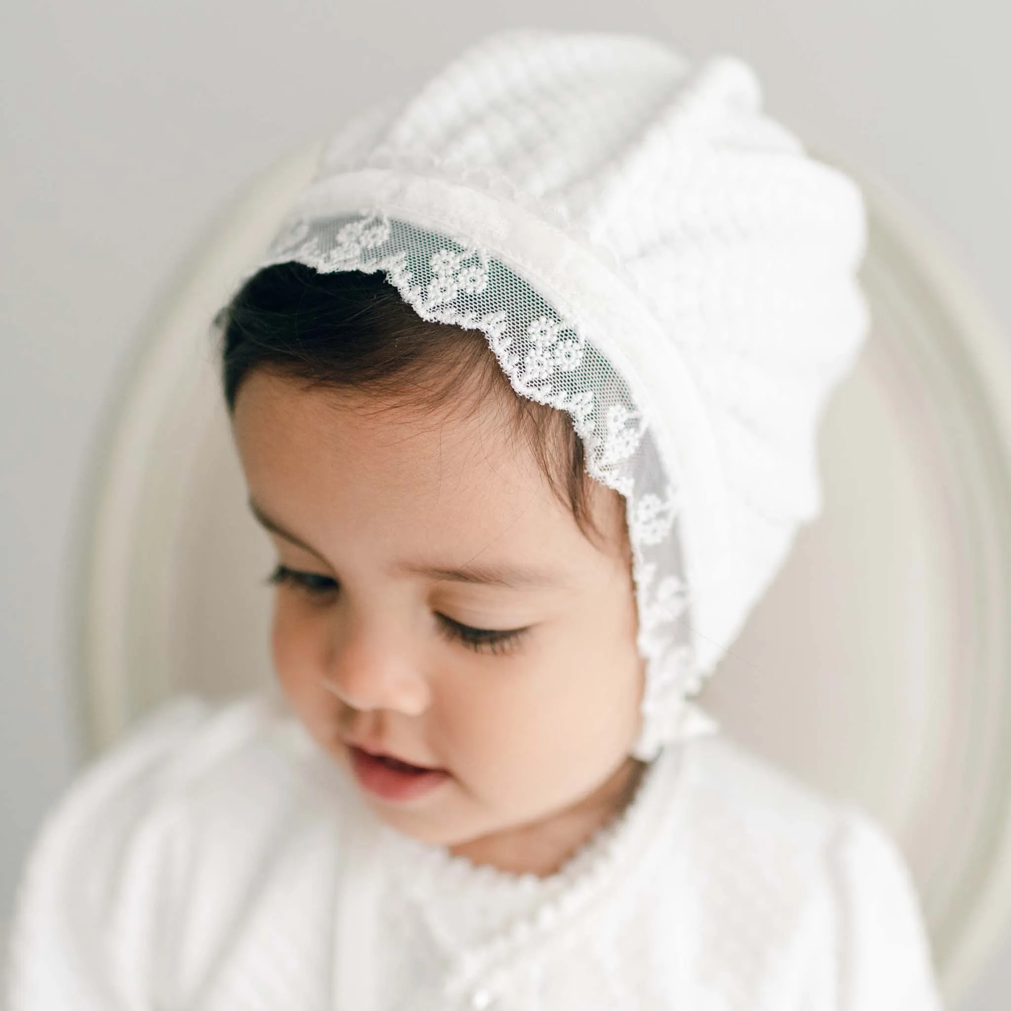 Victoria Quilted Cotton Bonnet